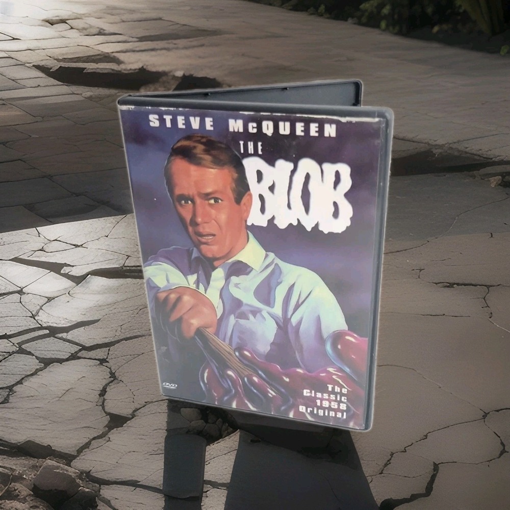 The Blob (DVD, 2001) 1958 Film Starring Steve McQueen Classic Sci-Fi Horror